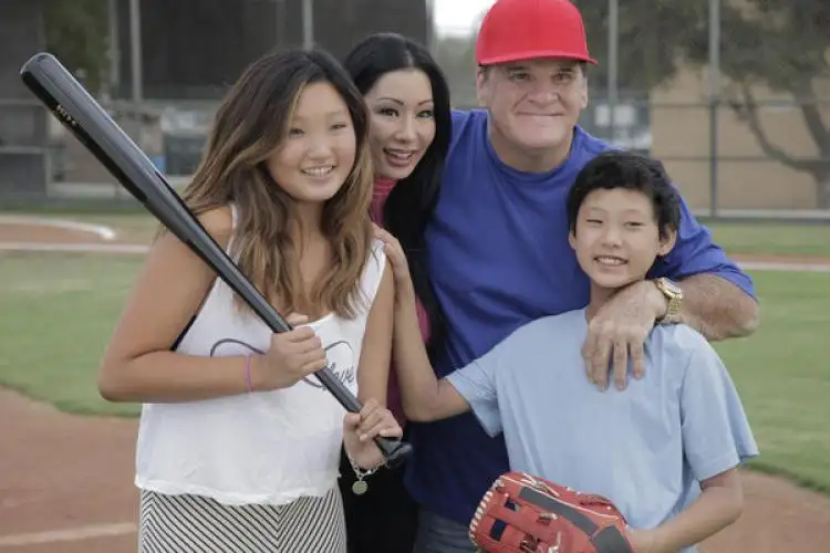 Carol J. Woliung and Pete Rose children